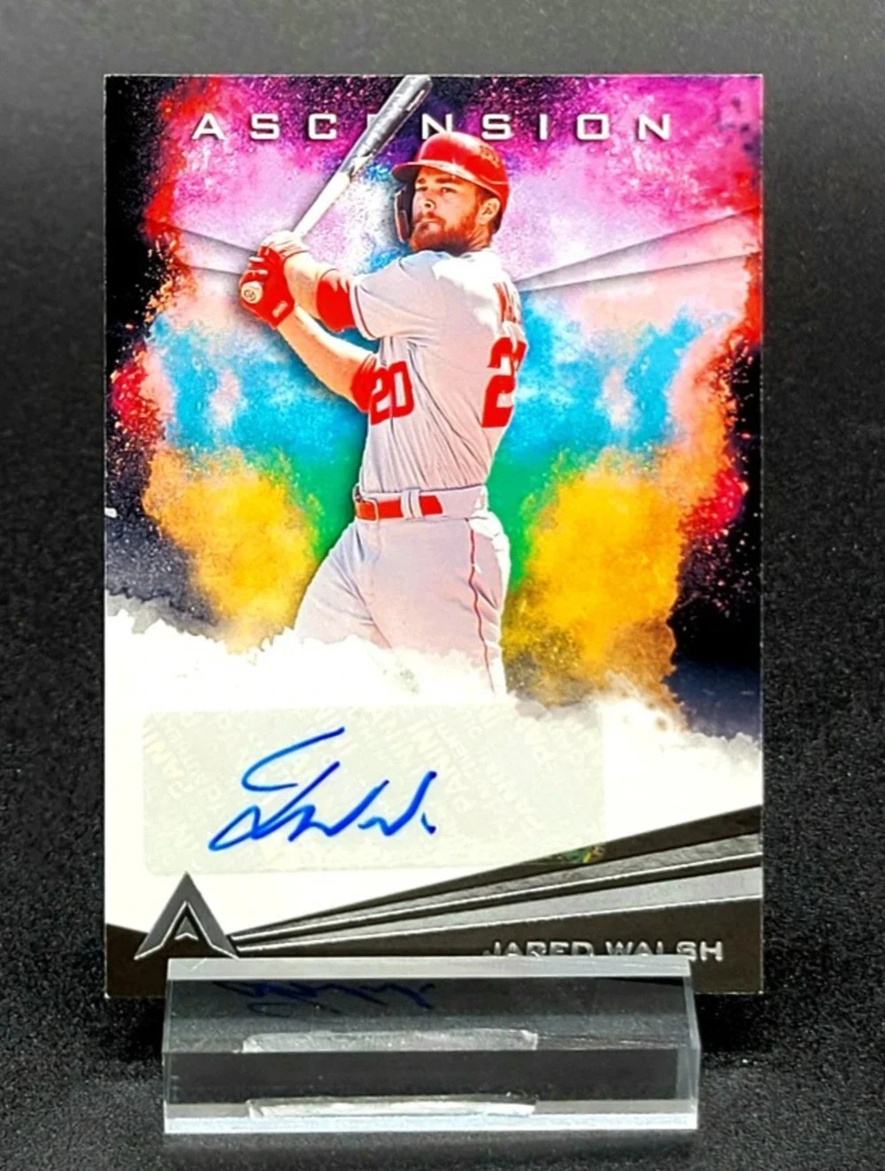 2021 Jared Walsh Auto Chronicles Ascension RC Texas Rangers Angels
